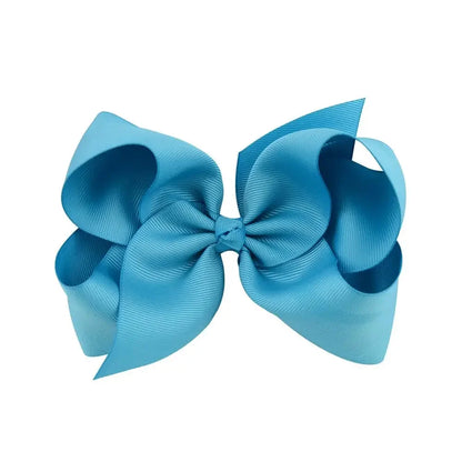 1PC Grosgrain Ribbon Solid Color Hair Bows Clip Girls Hair Clips Hairpins Barrettes Kids Baby Hair Accessories Wholesale