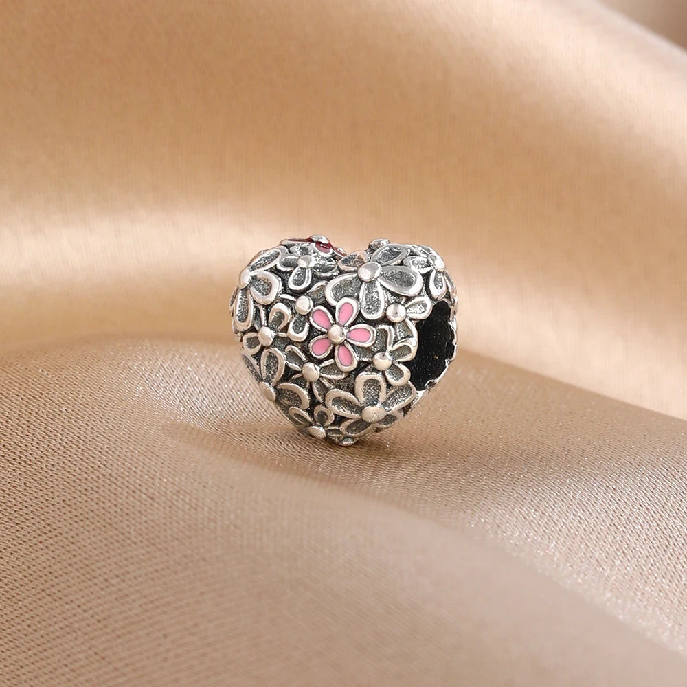 Hot selling 925 Silver Cake Cup Dog Claw Gift Box Pendant Beads, Fit DIY Women's Jewelry Accessories with European Bracelets