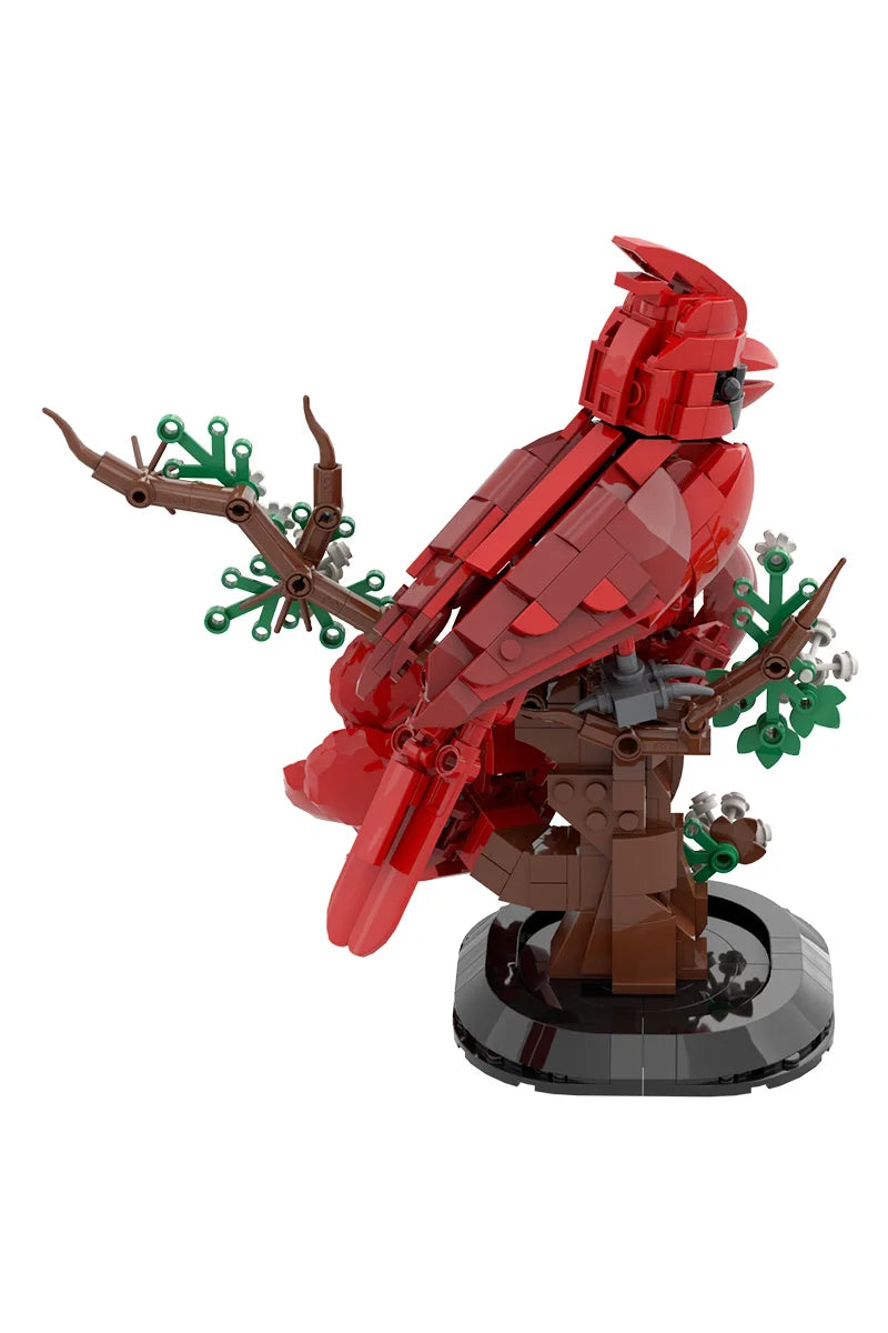 MOC Raven Model Building Blocks Sets Clever Raven Black Bird 3D Home Ornament Brick STEM Toy Adult Valentine's Day Gift