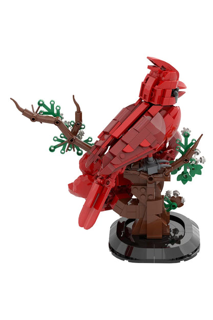 MOC Raven Model Building Blocks Sets Clever Raven Black Bird 3D Home Ornament Brick STEM Toy Adult Valentine's Day Gift