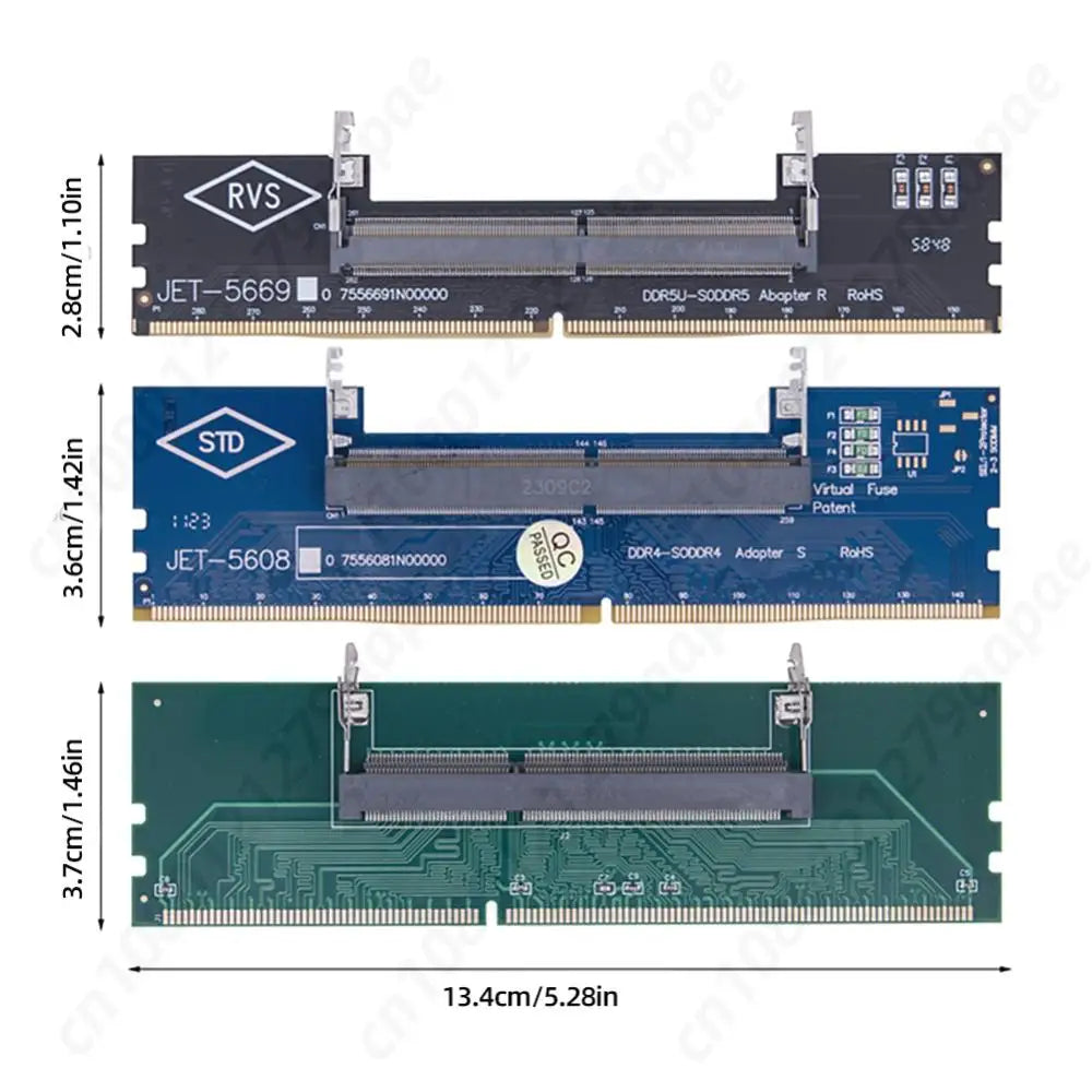 Laptop To Desktop SO-DIMM To PC DIMM Card DDR3 DDR4 DDR5 Memory Adapter Memory Stick
