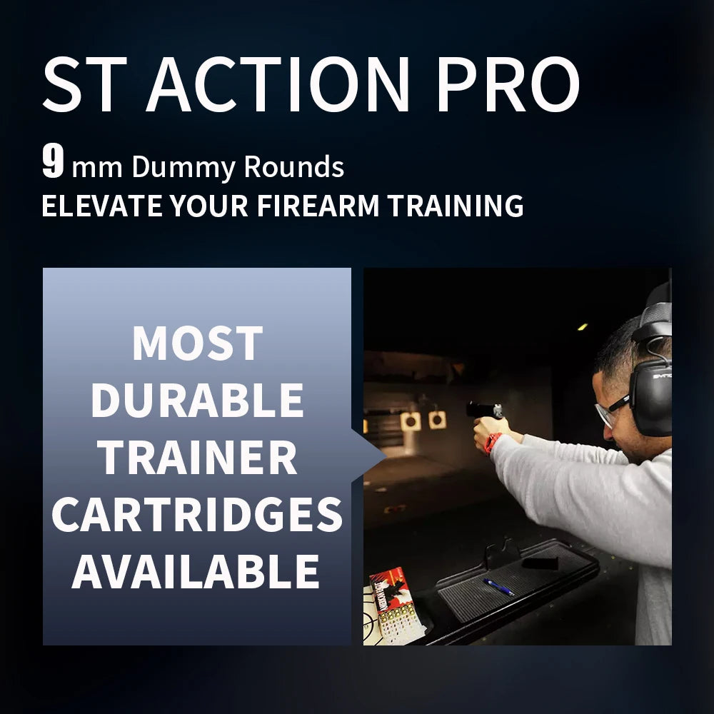 9MM Dummy Round Practice Training Bullets 10/20pcs
