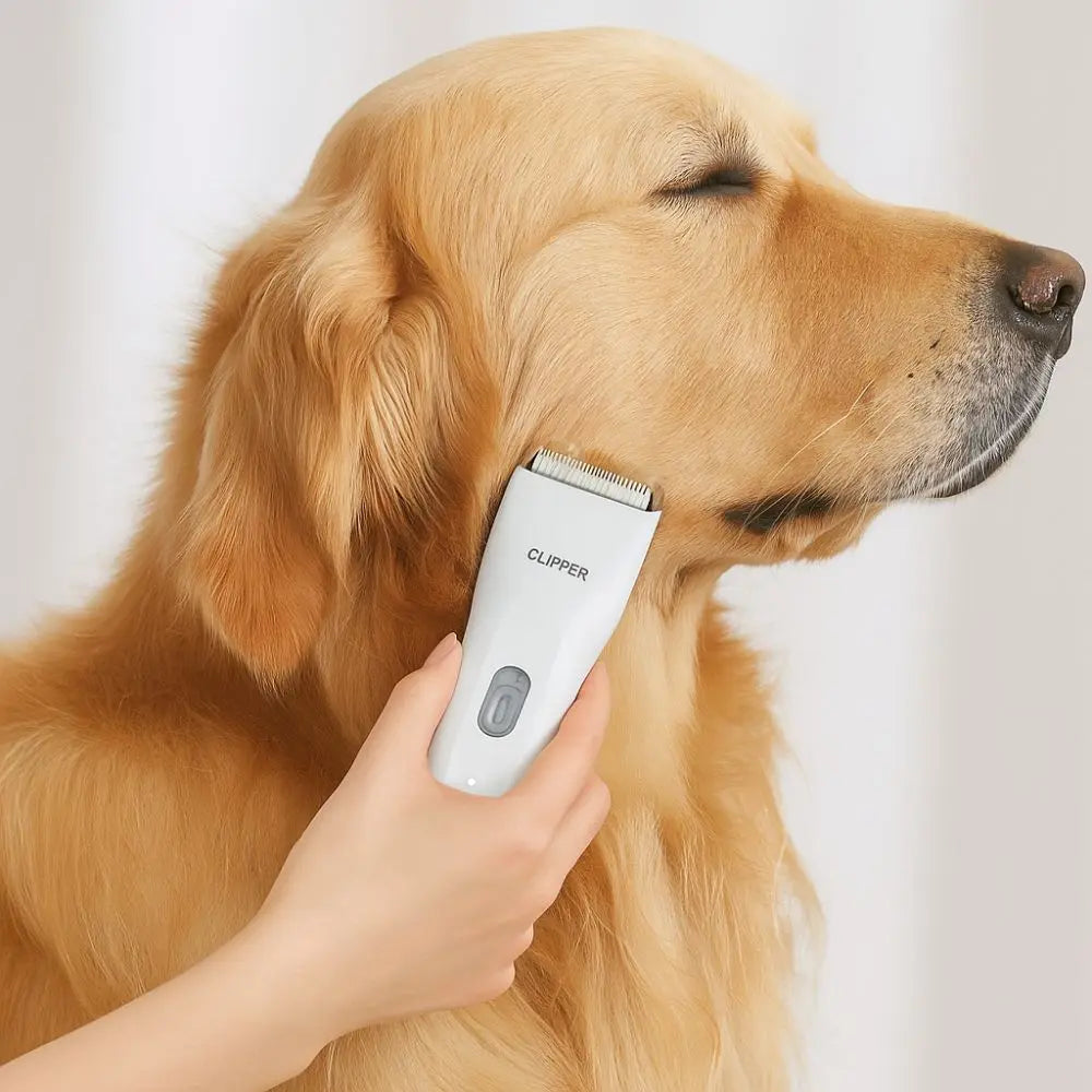 Professional Pet Electric Hair Clippers Waterproof USB Charging Dog Hair Clipper Silent Cat Grooming Clippers for Cats and Dogs