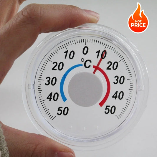 Digital Thermometer Round Plastic For Doors And Window Pointer Type Outdoor Cold Heat Clock Great Deal  temperature sensor