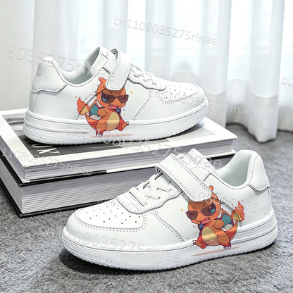 Boys Girls Pokemon Kids Parent Child Shoes Woman Simple Cute Cartoon Print Popular Sports Shoes Zapatos Kids Gift for Him