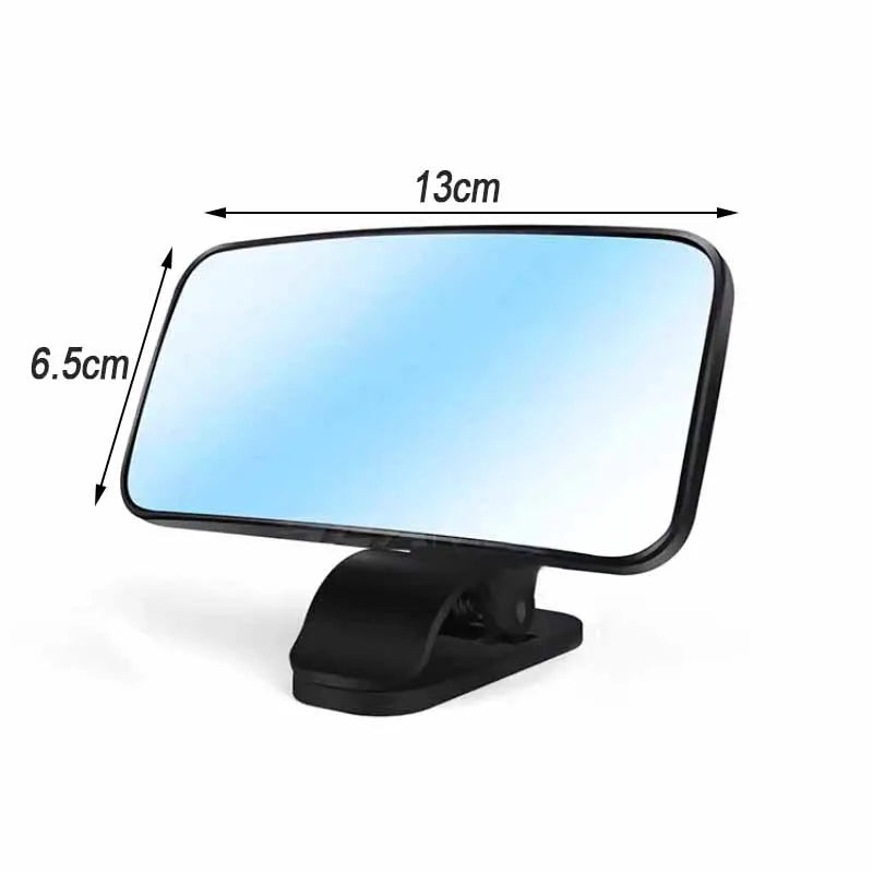 Car Interior Baby Mirrors, 360 Degrees Rotatable Windshield Sucker Sun Visor Plate Clips Mirror, Baby Kid Back Seat Observe Mirror