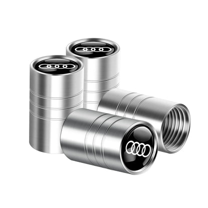 Tapas de válvula de neumático para coche con logotipo, accesorios para Audi Sline RS S TT A1 A2 A3 A4 A5 A6 A7 A8 8P B6 B7 B8 C5 C6