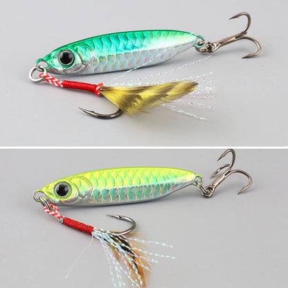 1 Pc Metal Artificial Bait Jig 7g 10g 15g 20g 25g 30g Shore Casting Jigging lure Shore Casting Saltwater Fishing lure Bit