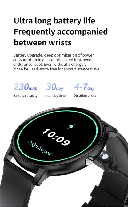 LIGE New Smart Watch Women, Bluetooth Call Sports Fitness Watches, Heart Rate Health Monitor Smartwatch Ladies For Android iOS