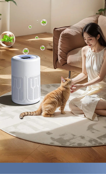 Mini Desktop Air Purifier, HEPA Filter With Negative Ion Technology Eliminates Formaldehyde Odors Smoke And Dust Particles, Xiaomi