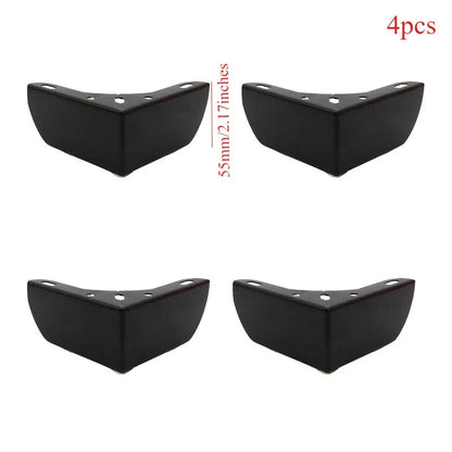 4Pcs, Pack Furniture Legs, Furniture Feet Metal, Sofa Legs Replacement, Coffee Table - Cupboard Cabinet - TV Stand Feet