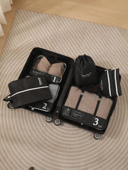 11 PCS/Set Travel Storage Bag Clothes Organizer Bags Luggage Suitcase Organizer Waterproof Wash Bag Clothes Storage Ziplock Bag
