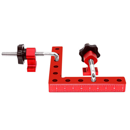120/140mm Right Angle Fixing Clip 90 Degree L-shaped Auxiliary Fixture Positioning Panel Fixing Clamp Woodworking Clamping Tool