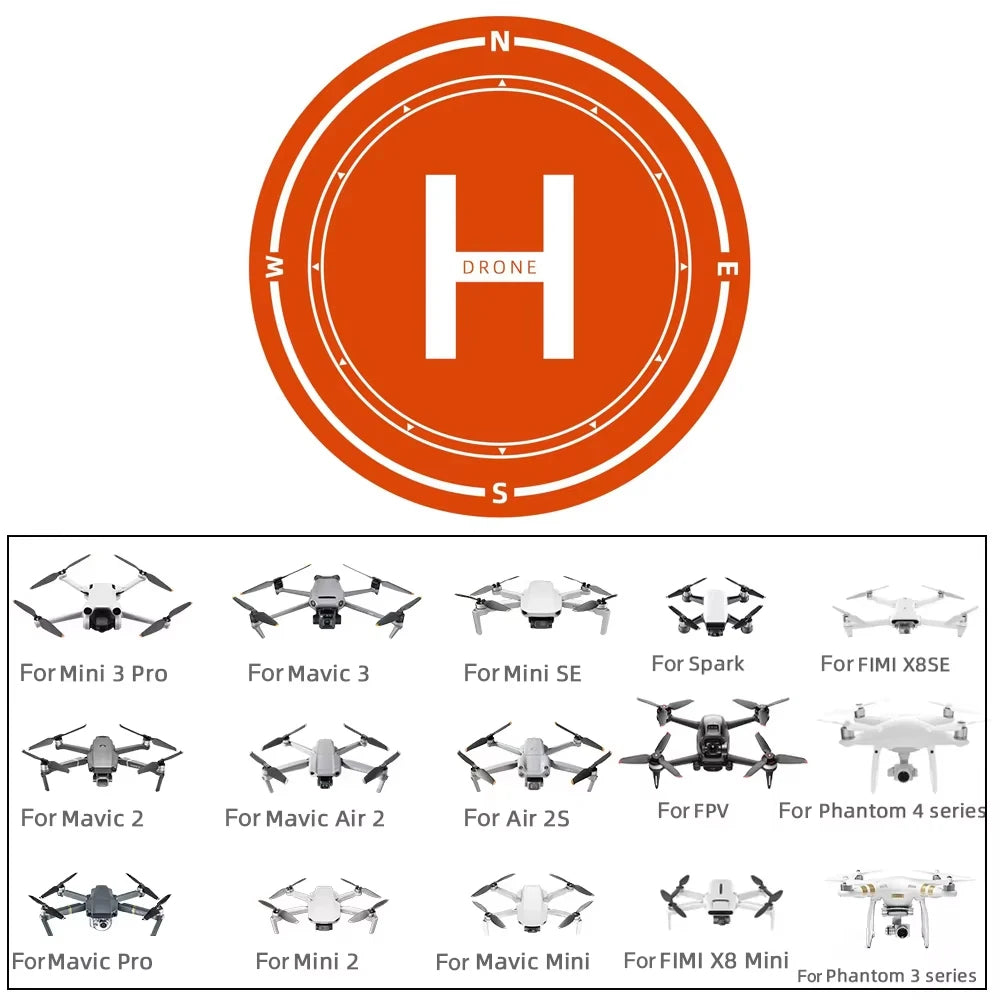 Drone Landing Pad, Waterproof Fast-Fold Helipad for DJI NEO/Mavic 3/Pro Air 2s/Mavic Air 2 Mini 5 4 3 Pro Mini 2/SE Mavic 2 Pro