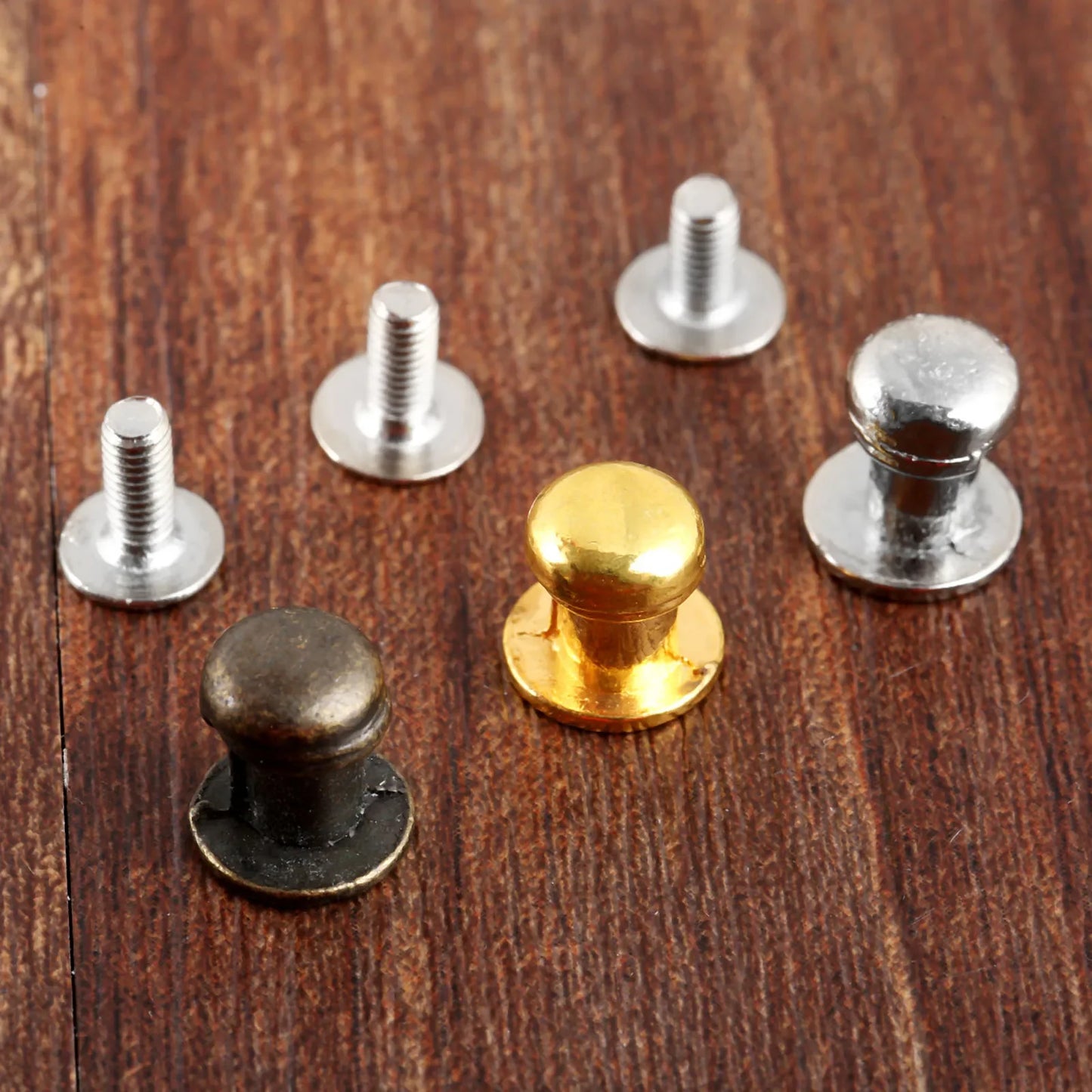 10pcs/lot Mini Knobs Small Handles 7mm*10mm Pull Antique Bronze/Silver/Gold Jewelry  Wooden Box Drawer Cabinet Hardware w/screw