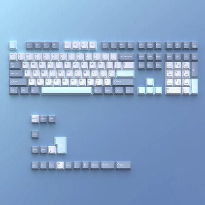 126 Keys Double Shot PBT Cherry Keycaps Mechanical Game Keyboard Wireless for MX Switch Keycap GMK67 GMK87 GMK61 Keyboard Keycap