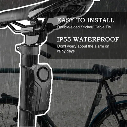 Extractme Motorcycle Burglar Alarm with Remote Control 113dB Wireless Waterproof Car Electric Bicycle Security Anti-Lost Alarm