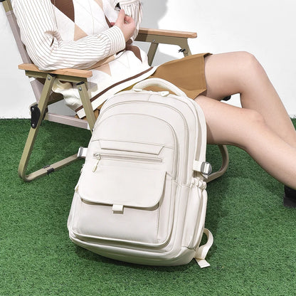 A Multi-layer Waterproof and Stylish Oxford Backpack, Large-capacity Simple Commuter Out-of-town Student Backpack