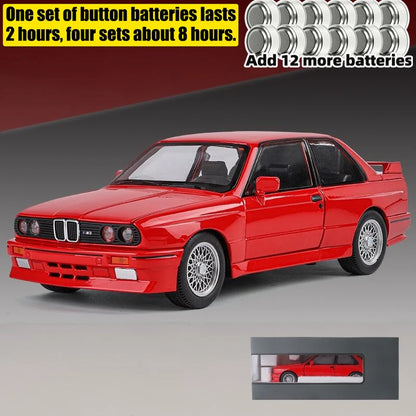 1:24 M3 E30 IM Alloy Miniature Car, Diecast Metal Model Collection Hobbies, Birthday Present With Friend Decoration Classic Car GT