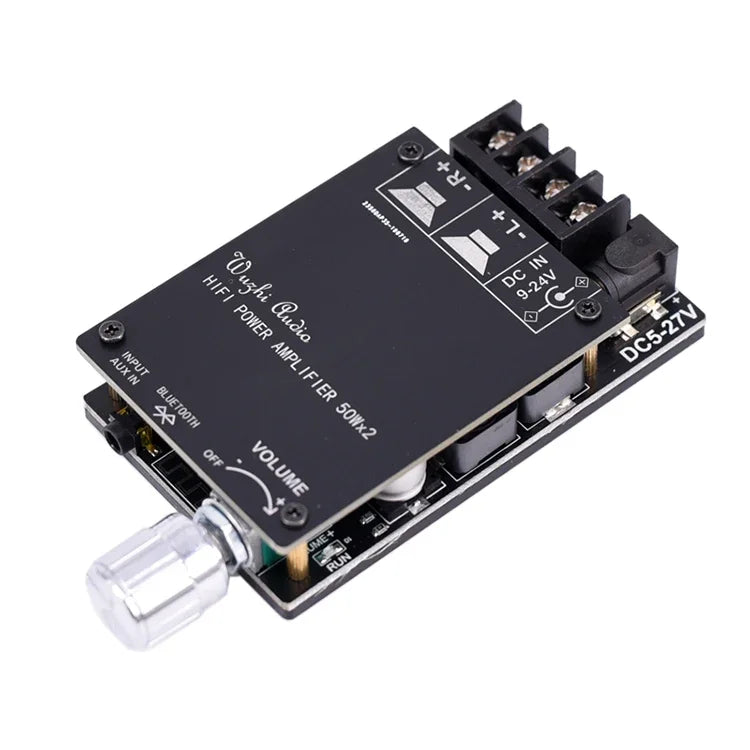 2*100W TDA7498E Audio Power Amplifier Bluetooth-compatible 5.0 Stereo HiFi Class D Digital Home Theater AUX Music AMP