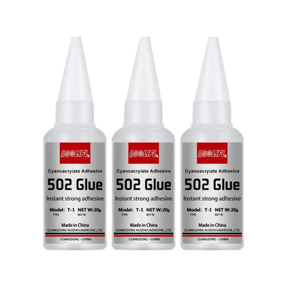 High Quality 502 Super Glue Bond, Fast Universal Glue For Toys Crafts Shoes Paper Wood Plastic, Fast Repairing, factory direct sale