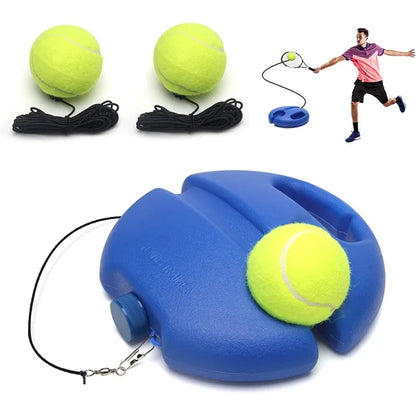1 Set Tennis Trainer With Tennis Bounce Ball And Practice Ropes, Suitable For Indoor Outdoor Tennis Training