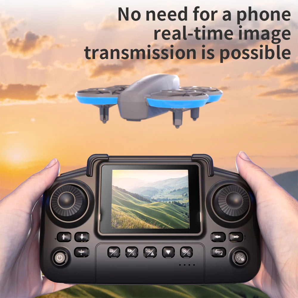 Lenovo E69 Drone HD Dual 8K Camera Optical Flow Aircraft Screen Control Aerial Brushless Photography Remote Control Aircraft