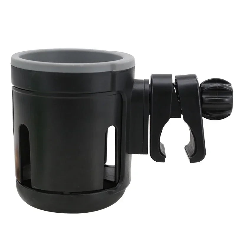 Soporte para teléfono para portavasos de cochecito, soporte para taza de leche, conversión de 2 tazas para accesorios universales de cochecito de bebé