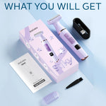 ENCHEN A1 Hair Trimmer For Lady Wet&Dry Suitable For The Whole Body Type-C Fast Charge 3-IN-1 Smooth Painless Detachable Blade