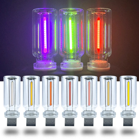 USB Touch Control LED Night Light Atmosphere Light, Edison Bulb Incandescent Lamp, LED Filament Light Bulb Bedroom Decoration