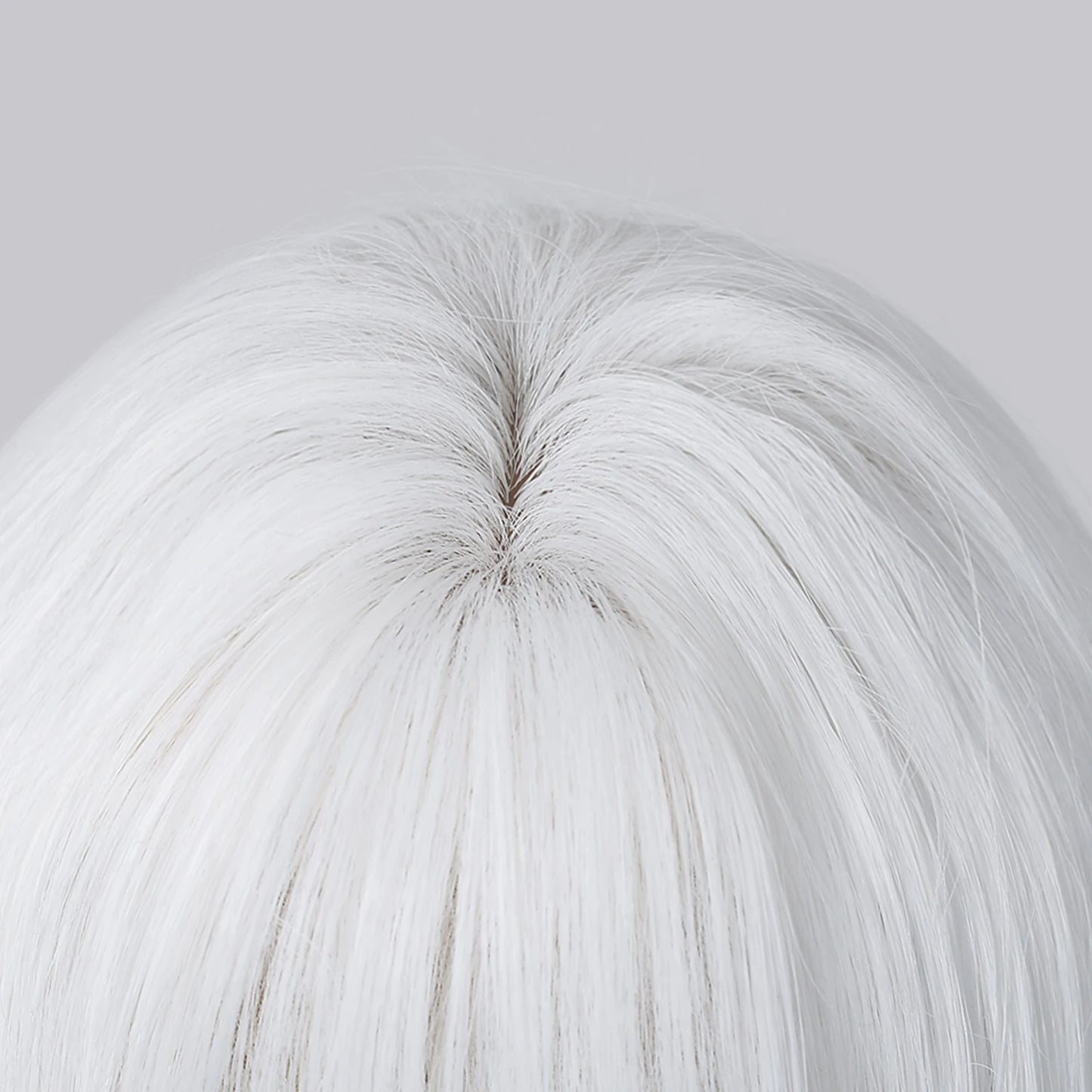 White Long Straight Synthetic Wigs for Women, Colorful Cosplay Party Fake Hair with Bangs, White Wig, HighTemperature Fiber, HENRY MARGU