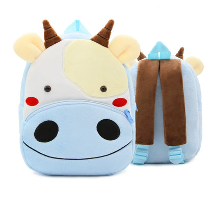 Cartoon Cute Plush Backpack Animal Backpack Boy Girl School Backpack Outing Leisure Bag