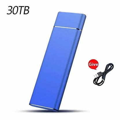 Mini USB SSD portátil 256 TB 1 TB 2 TB de alta velocidad original de almacenamiento masivo SSD USB3.0 Disco duro externo para ordenador portátil SSD