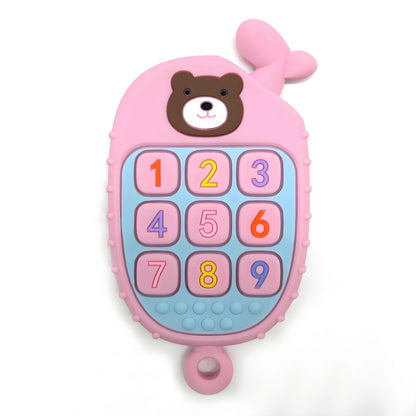 Montessori Baby Silicone Teether Toys Toddler Remote Control Boys Girls Gift Sensory Toys