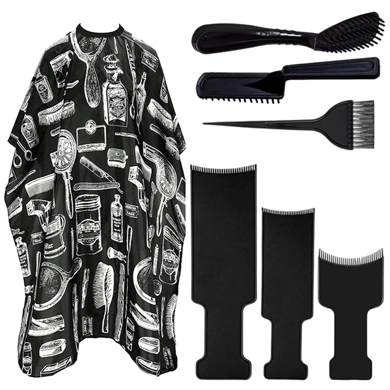 Professional Salon Hair Highlight Dyeing Board Plate Coloring Brush Comb Barber Hairdresser Styling Design Hair Styling Tools