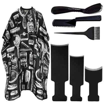 Professional Salon Hair Highlight Dyeing Board Plate Coloring Brush Comb Barber Hairdresser Styling Design Hair Styling Tools