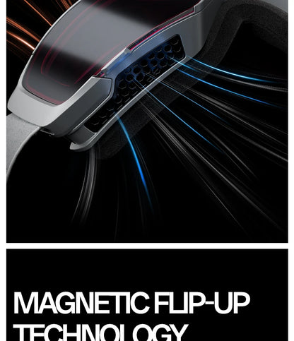Kapvoe Flip Over Magnetic Snow Goggles Photochromic Ski Men Snowmobile Anti-Fog Snowboard Goggles Women Ski Equipment UV400