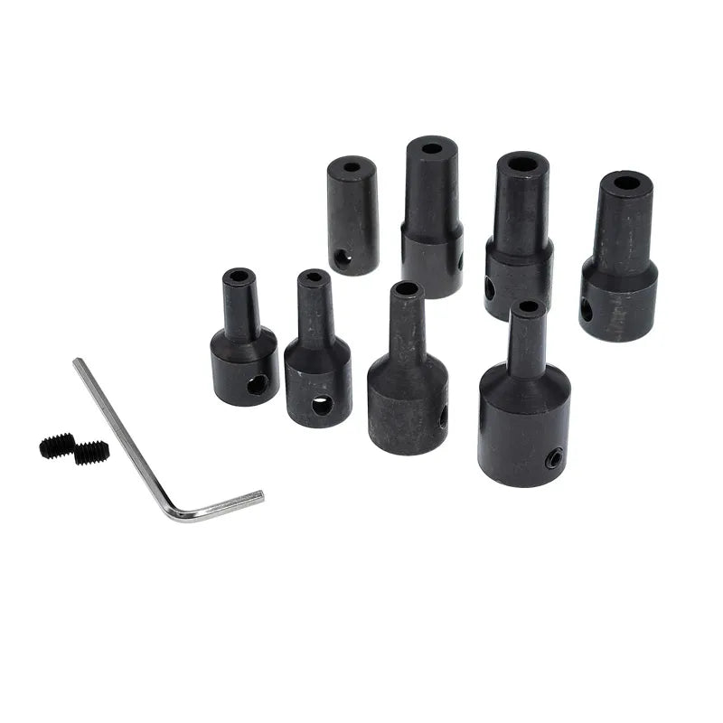 1PCS JT0 B10 B12 0.6-6mm 0.3-4mm 1.5-10mm Drill Chuck Adaptor Connecting Rod Shaft Sleeve Steel Copper Coupling 4/5/6/8/10/12mm