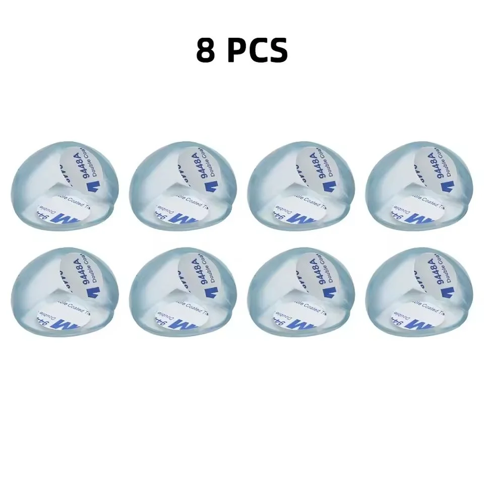 4/8/10/12Pcs Baby Safety Silicone Protector Table Corner Edge Protection Cover Transparent Anti Collision Soft Guard Home Tool