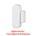 Tuya WiFi Zigbee Door Sensor Window Sensor Contact Sensor For Smart Home Smart Life APP Remote Control for Yandex Alexa