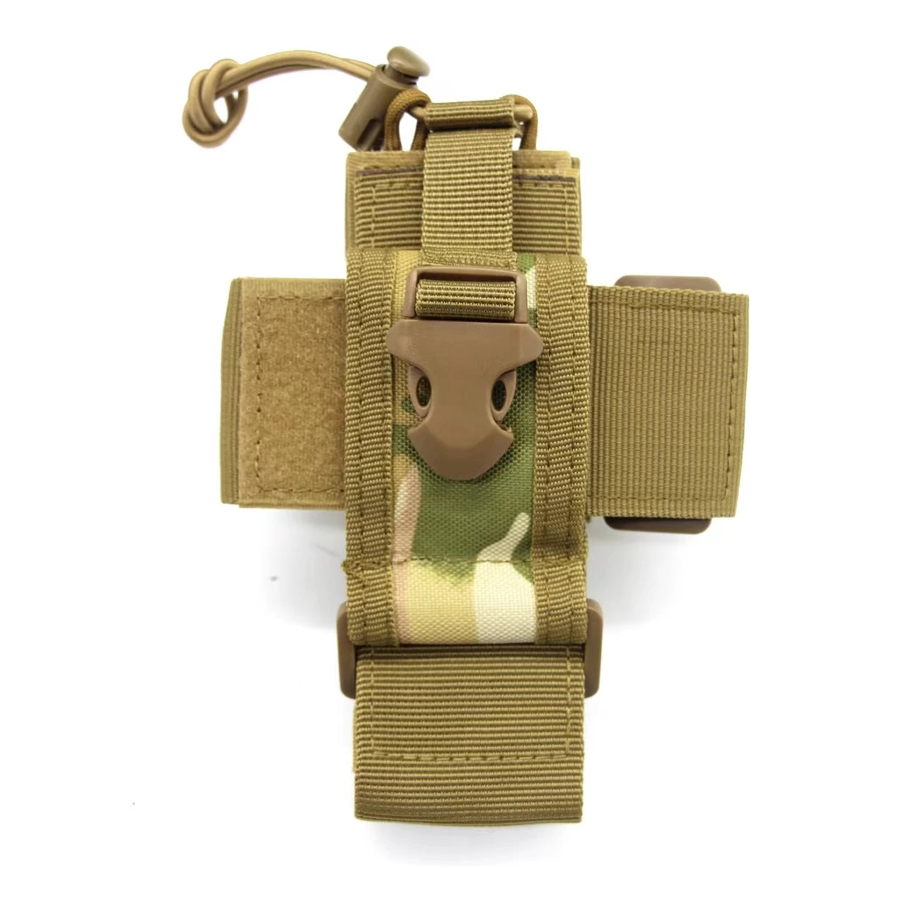 Tactical Walkie Talkie Holder Bag Molle Radio Pouch Nylon Waist Pack Pocket Pendant Pouch Hunting Accessories