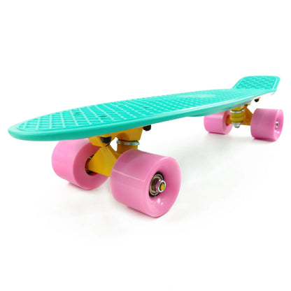 58cm Skateboard Kids Learner Retro Cruiser 22inch Children's Skateboard