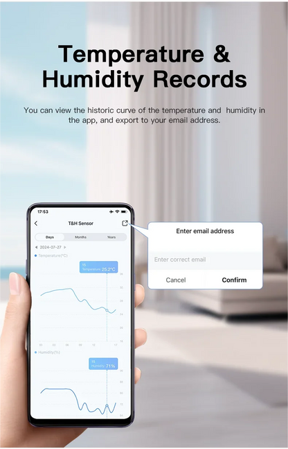 Tuya Zigbee 3.0, Temperature Humidity Sensor, Hygrometer, APP Remote Control Thermometer, Smart Life For Smart Home, Work With Yandex Alexa