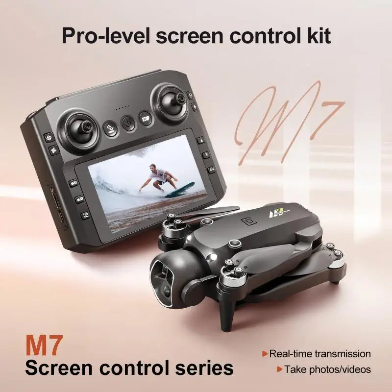 Lenovo M7 Drone 8K Aerial HD Dual Camera Intelligent Obstacle Avoidance Brushless Motor 5G WIFI GPS Screen Remote Control Drone