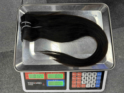 Clip In Hair Extensions Human Hair Brazilian Straight Clip In Natural Black Color Clip Ins Remy Hair 20 22 24 26 Inch 4# Women