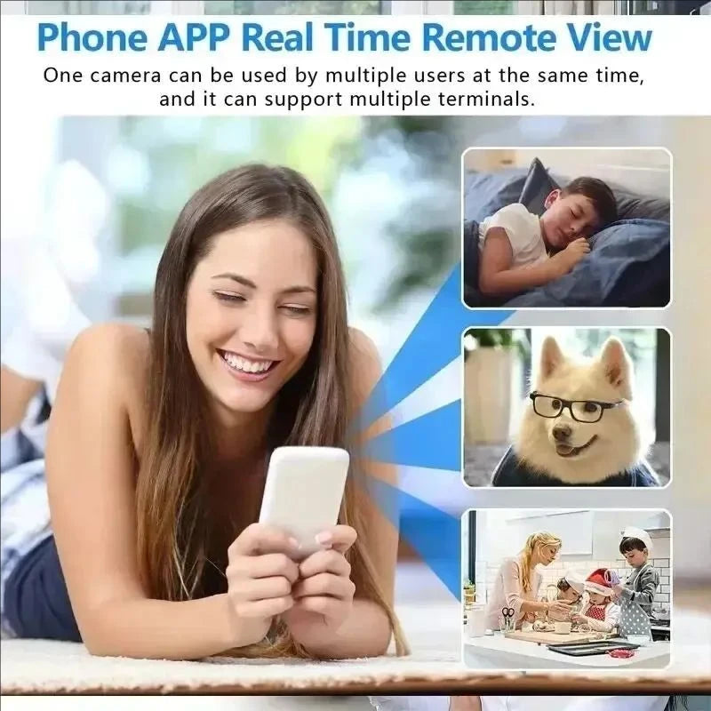 2.4G WiFi Camera Small Remote Monitoring Wireless Survival Camera Home Security Small Night Vision Network Camera