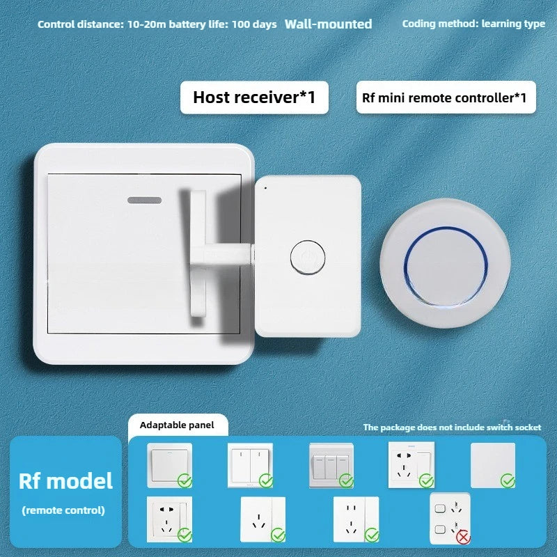 Wireless Remote Control Turn Off/On Tool Automatic Button Pusher for Lights and Other Devices