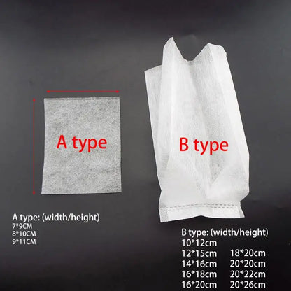 50pcs Nursery Bags Pots Grow Flower Plant Starter Planter Pots Aeration Non-woven Fabric Garden Planting Biodegradable m20