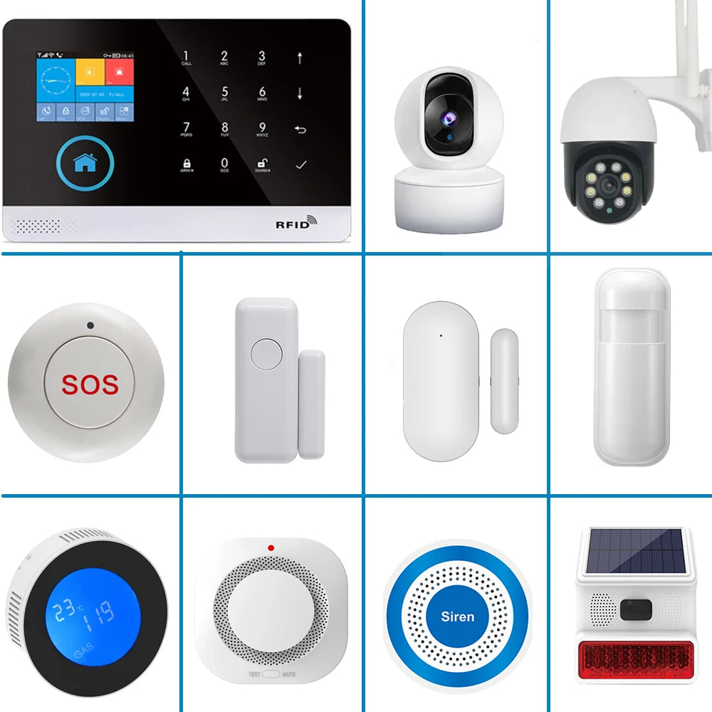 PGST intelligent alarm device, 433MHZ anti-robot terminal detector, smart life control, human body detector, smoke alarm