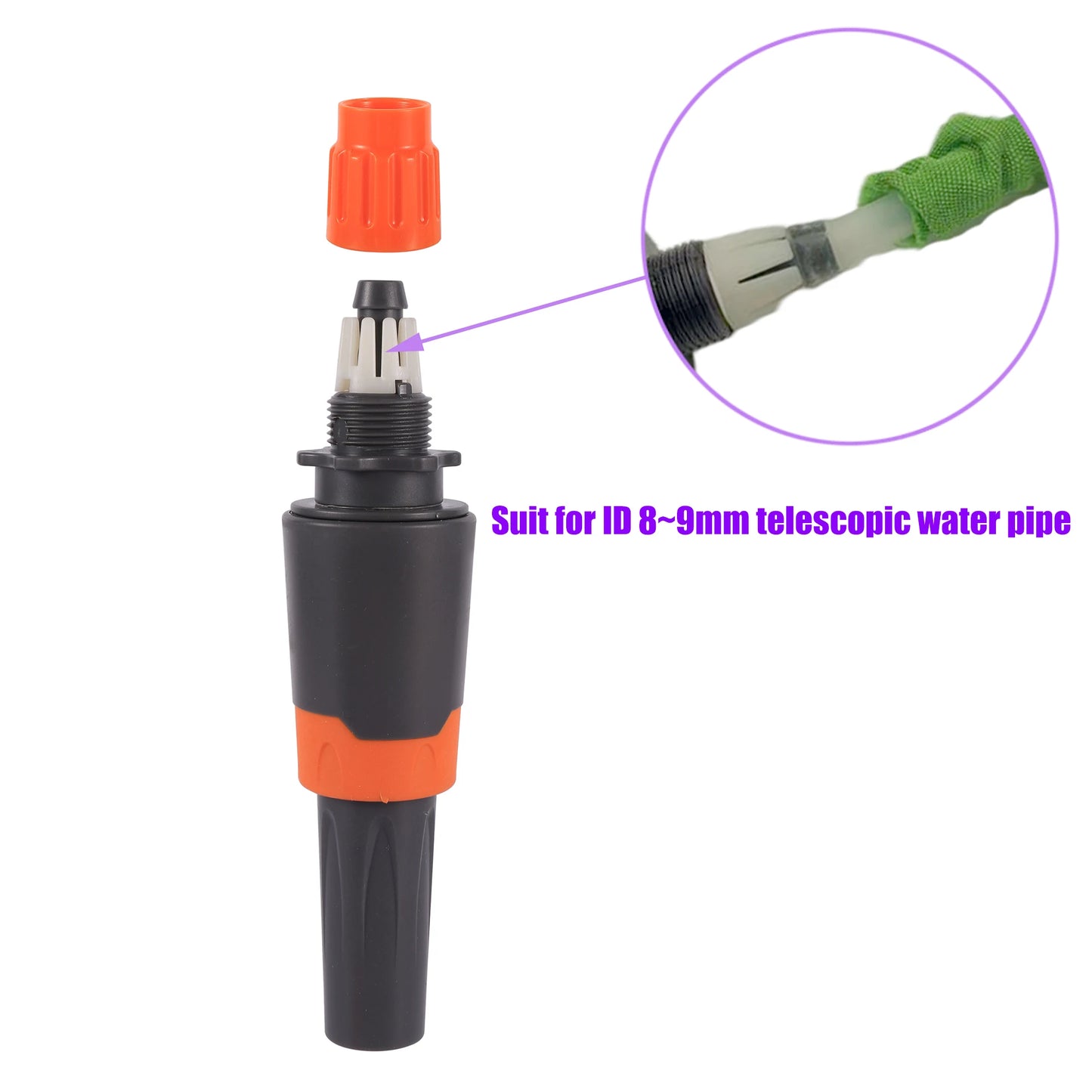 High Pressure Water Gun, Direct Spray Nozzle, Adjustable Watering Gun, Garden Irrigation Sprinkler, Car Washing Cleaning Water Gun